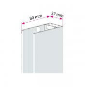 Rideau coffre cristal motorisé pour pergola 