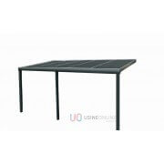 Carport 8x3 Alu adossé 