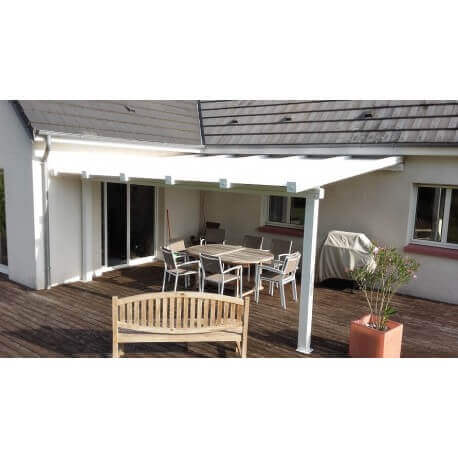 Pergola toile tendue précontraint 5x3