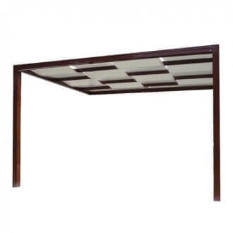 Pergola toile tendue entrelacée