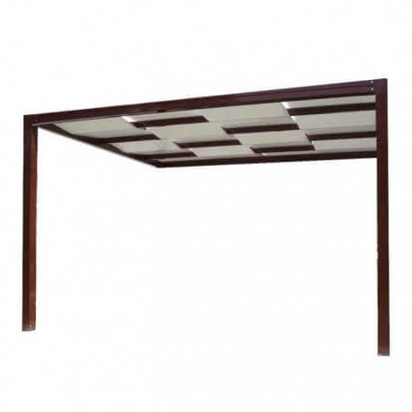 Pergola toile tendue entrelacée