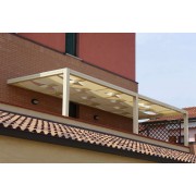 Pergola toile tendue entrelacée 7x3