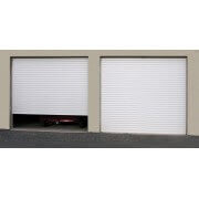 Porte de garage enroulable SOMFY blanche 2.5x2