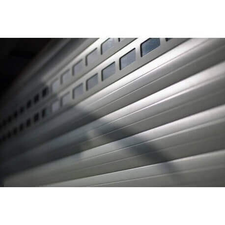 2 rangées hublots porte de garage enroulable 