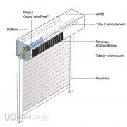 Volet roulant solaire autonome sans branchement