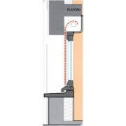 Volet roulant aluminium somfy pose en drapeau (dans coffre existant intérieur)