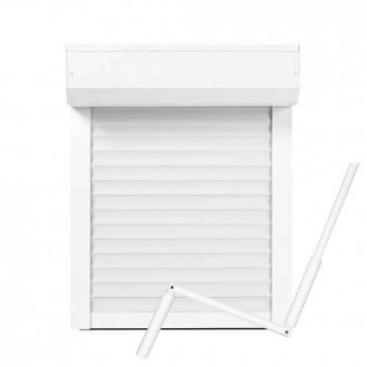 Volet roulant coffre extérieur pvc blanc