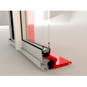 Coupe Baie Vitrée Coulissante Aluminium 2 Vantaux