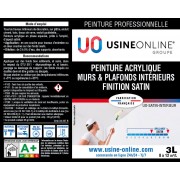 Peinture Murs & Plafonds Satin Usine-Online