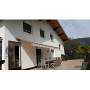 Volet roulant solaire blanc / marron 8014