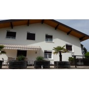 Volet roulant solaire tablier marron sepia 8014