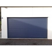 Porte de garage enroulable SOMFY RAL 7016