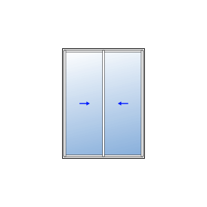 Baies à Galandage 1 Ouvrant vers la gauche