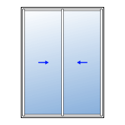 Baies à Galandage 1 Ouvrant vers la gauche