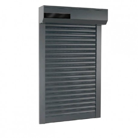 Volet roulant solaire gris anthracite 7016