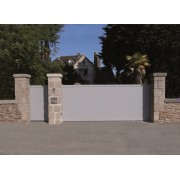 Portail Coulissant Aluminium plein Anais