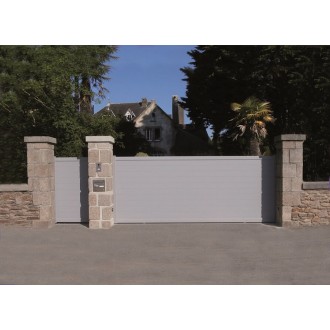 Portillon Aluminium plein Anais