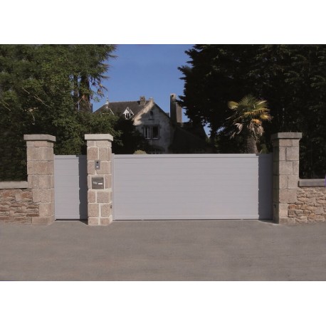 Portillon Aluminium plein Anais