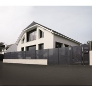 Portillon Aluminium ajouré horizontal Rose