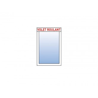 Châssis Fixe PVC avec Volet Roulant Intégré