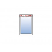 Châssis fixe pvc avec volet roulant intérieur intégré