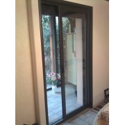 Baie à galandage 1 vantail vers la droite avec volet roulant intérieur intégré