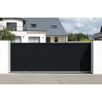 Portail Coulissant Aluminium plein Anais