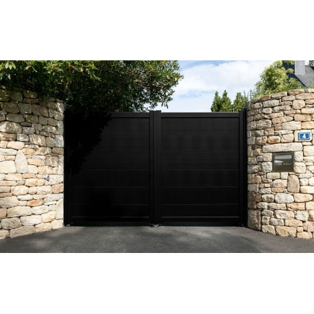Portail Battant Aluminium plein Karina