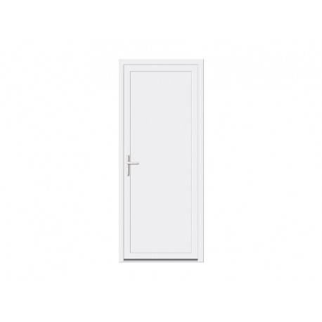 Porte de service PVC 1 vantail panneau plein