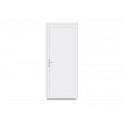 Porte de service PVC 1 vantail panneau plein
