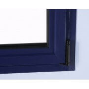 Paumelles porte de service aluminium 2 vantaux