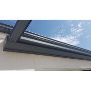 Pergola Toile Enroulable Imperméable Gris Anthracite 4 Modules