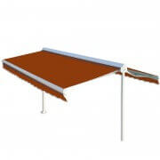 Store double pente rouge