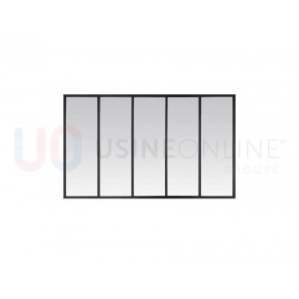 Verrière Aluminium 5 Vitrages Sur Mesure