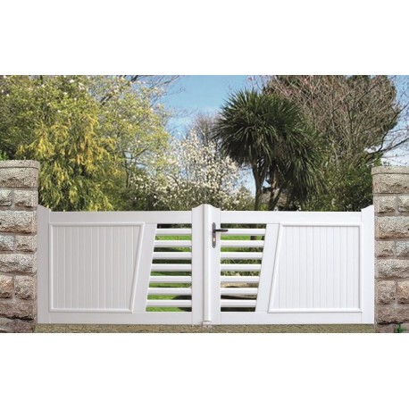 Portail PVC Battant Plage