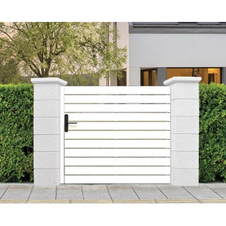 Portillon PVC Mel Lames Horizontales