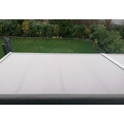 Store micro-perforé anti-chaleur véranda teinte M711 champagne