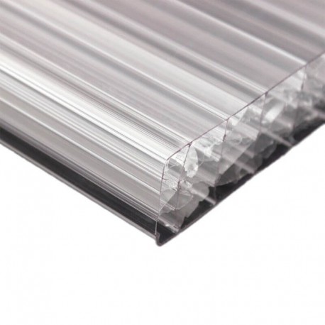 Plaque polycarbonate translucide 32 mm pour pergola, carport, véranda, préau, cloison