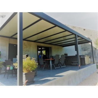 Panneau Sandwich Thermotop® 32 mm Blanc / Blanc pour Pergola, Carport, Véranda