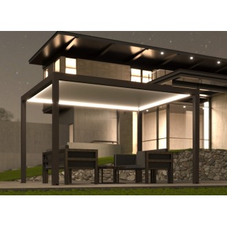 Pergola bioclimatique S3 4x3 autoportée