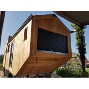 Volet roulant aluminium ral 7016 pose en applique intérieur