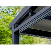 Pergola Toile Rétractable S-Luxe Sauleda® Technical avec Structure Latérale pour Store