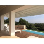 Avancée de Toit Suspendue Toile Rétractable S-Luxe Sauleda® Technical Etanche Electrique