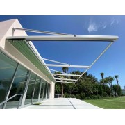 Pergola Suspendue Villa Toile Rétractée S-Luxe Sauleda® Technical Etanche Electrique