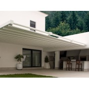 Pergola Suspendue (Bras de Supports) Toile Rétractable S-Luxe Sauleda® Technical Etanche Electrique