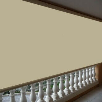 Store à Guide manuel toile pvc précontraint pour pergola