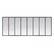 Verrière Aluminium 8 Vitrages Sur Mesure