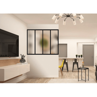 Verrière Aluminium 4 Vitrages Sur Mesure