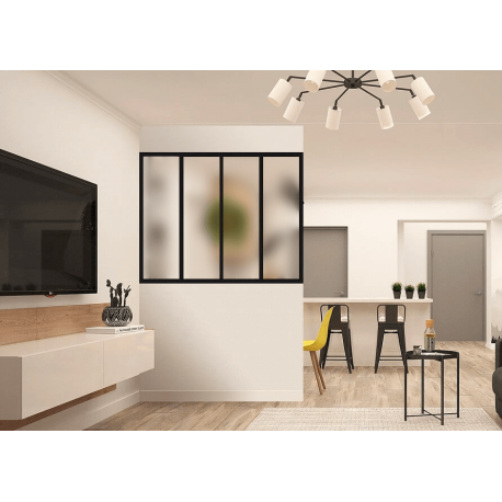 Verrière Aluminium 4 Vitrages Sur Mesure