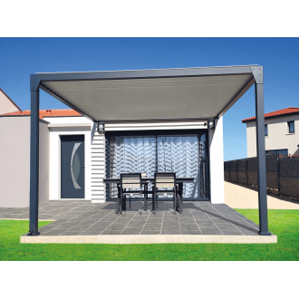 Pergola bioclimatique M1 4x3.5 adossée